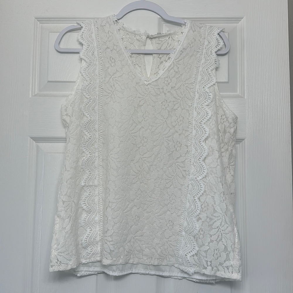 Shein Women’s Floral Lace Tank